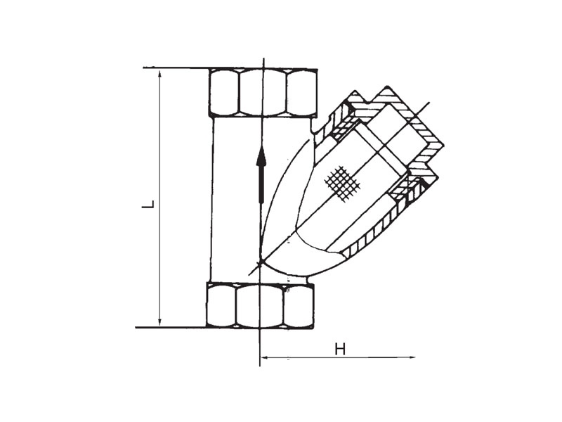 黃銅過(guò)濾器 SY11-16T